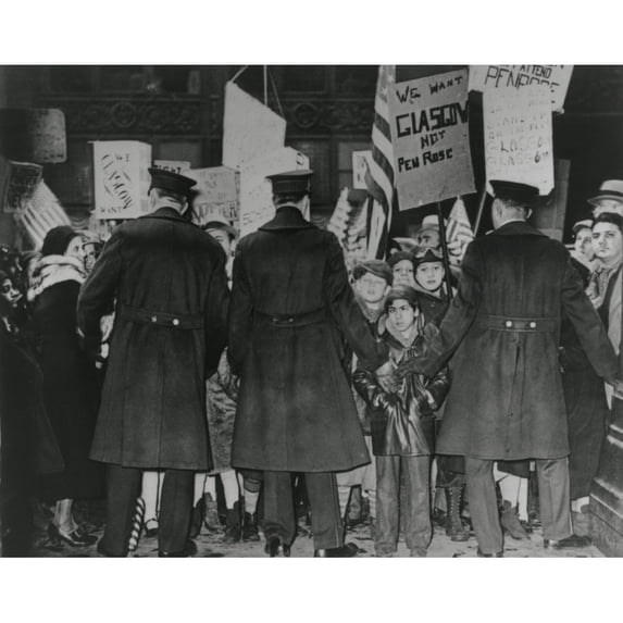 Protest Against School Integration In Saint Louis History (36 x 24)