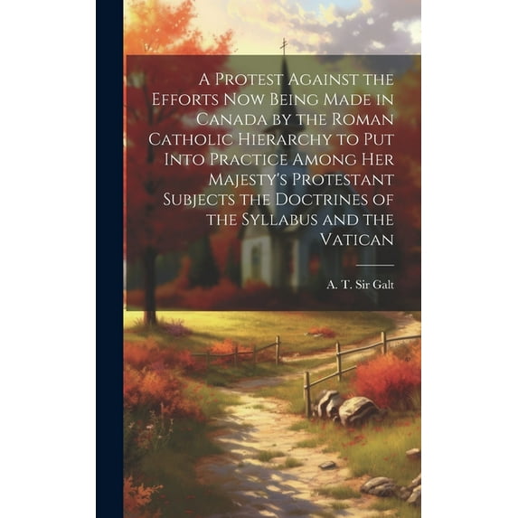 A Protest Against the Efforts Now Being Made in Canada by the Roman Catholic Hierarchy to Put Into Practice Among Her Majesty's Protestant Subjects the Doctrines of the Syllabus and the Vatican [micro