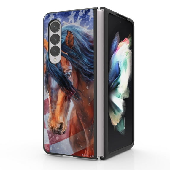 Protex Case Designed For Samsung Galaxy Z Fold 4 Case Solid Black