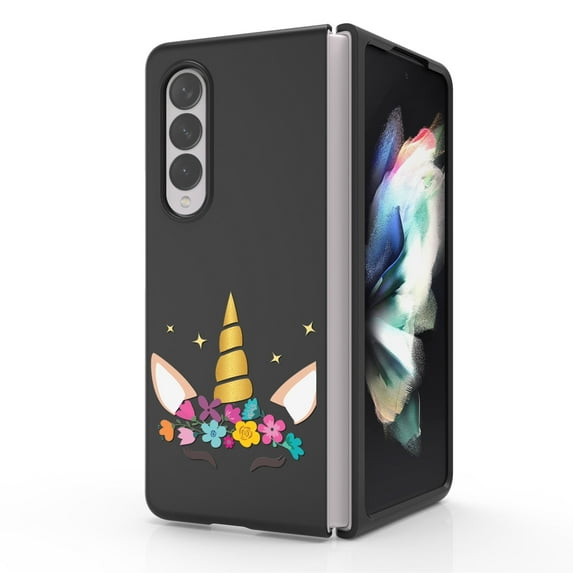 Protex Case Designed For Samsung Galaxy Z Fold 4 Case Solid Black