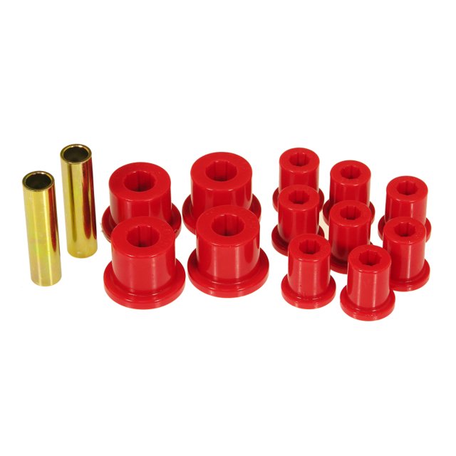 Prothane 7686 Jeep CJ5/CJ7 Rear Spring & Shackle Bushings Red