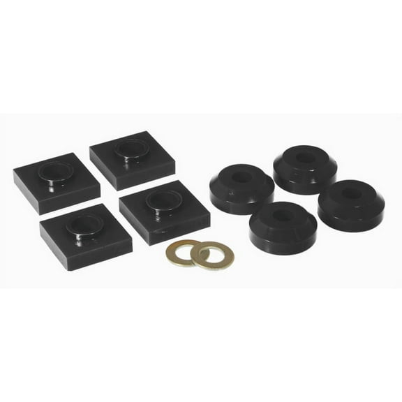 Prothane 76 & Earlier Ford F150/250 Transfer Case Mounts - Black Fits select: 1966-1976 FORD F250