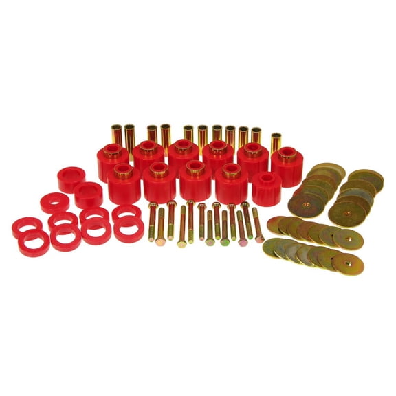 Prothane 80-86 Jeep CJ5/7 Body Mount - Red Fits select: 1980 AMERICAN MOTORS JEEP