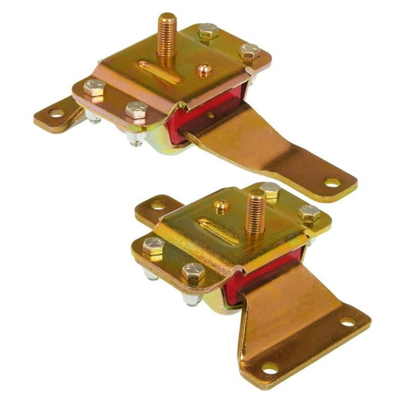 Prothane 96-04 Ford Mustang 4.6L Motor Mounts - Red Fits select: 1996-2004 FORD MUSTANG GT