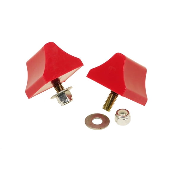Prothane Universal Bump Stop 1-3/8 X 2 X 2-1/4 Wedge - Red