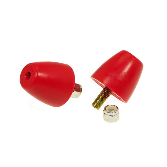 Prothane Universal Bump Stop 1 9/16X1 5/8 Cone - Red