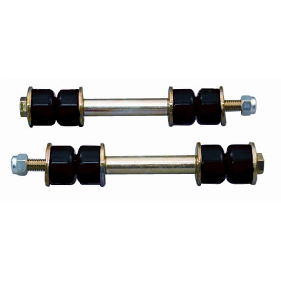 Prothane Universal End Link Set - 4 1/4in Mounting Length - Black Fits select: 1967-1972 FORD MUSTANG, 1986-1990 CHEVROLET CAPRICE