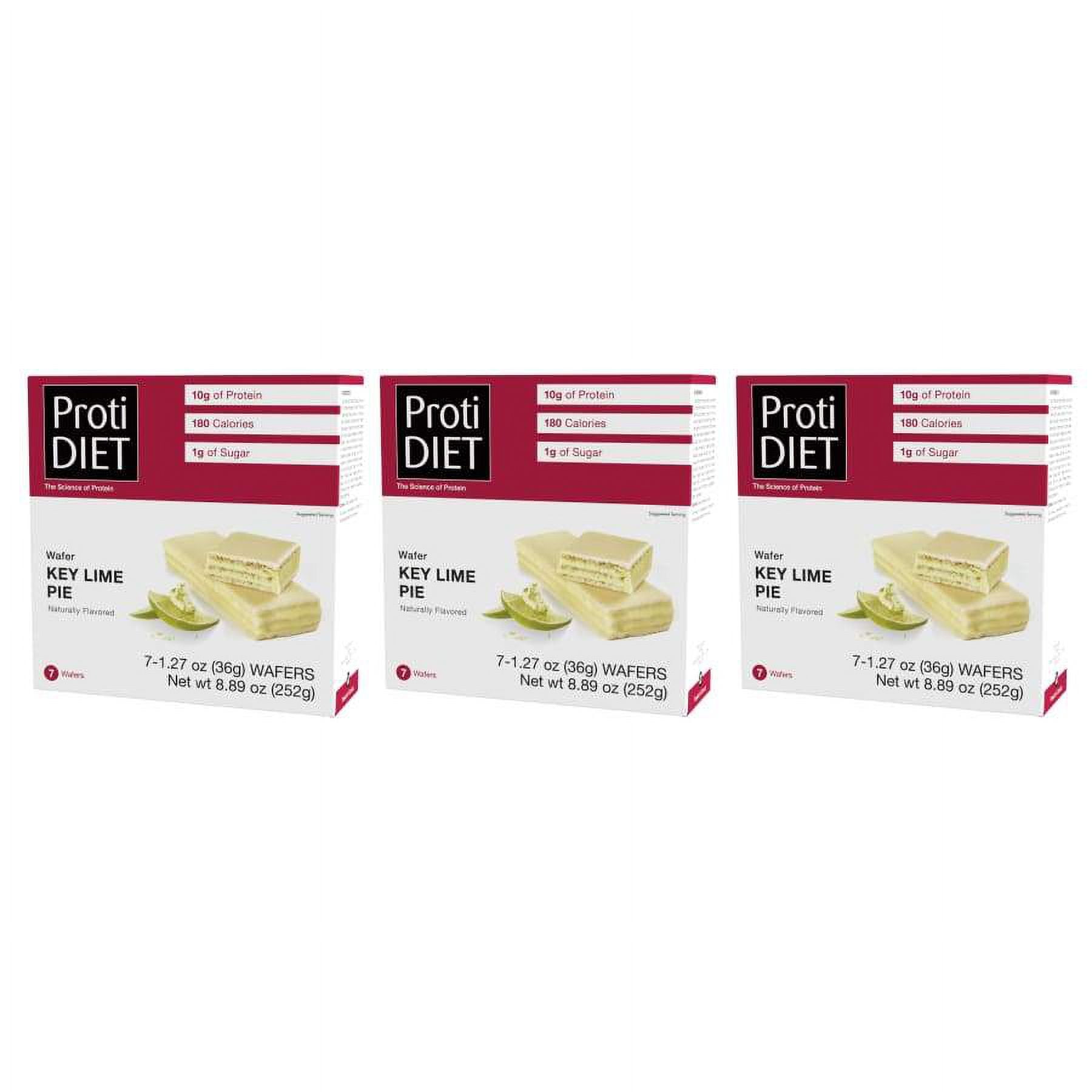 Proti Diet 10g Protein Wafer Bars - Key Lime Size: 3-Pack