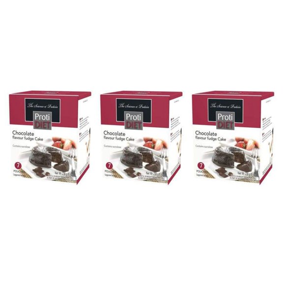 Proti Diet 15g Protein Cake - Chocolate Fudge Size: 3-Pack