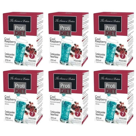 Proti Diet 15g Protein Fruit Concentrates - Cool Raspberry Size: 6-Pack