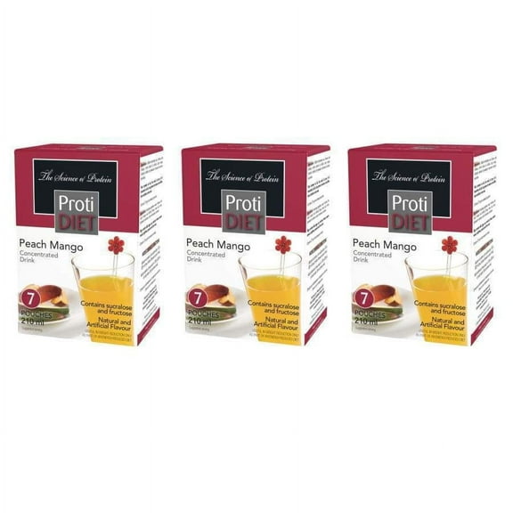 Proti Diet 15g Protein Fruit Concentrates - Peach Mango Size: 3-Pack