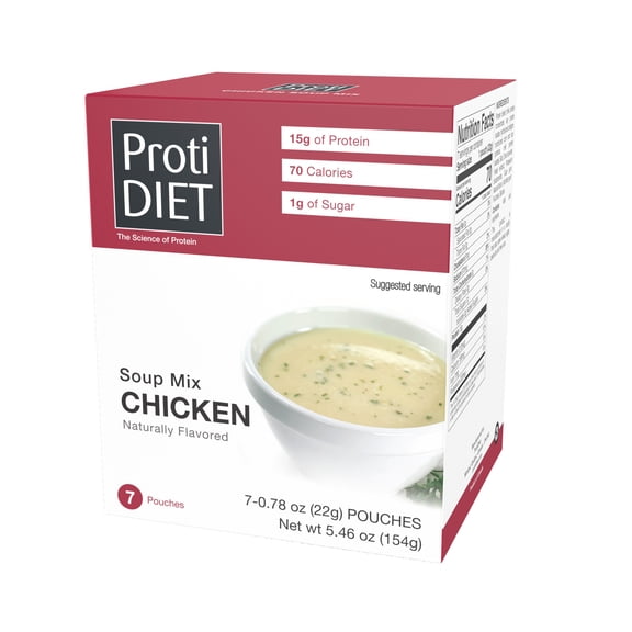 ProtiDIET High-Protein Chicken Soup | Gluten-Free (7ct)