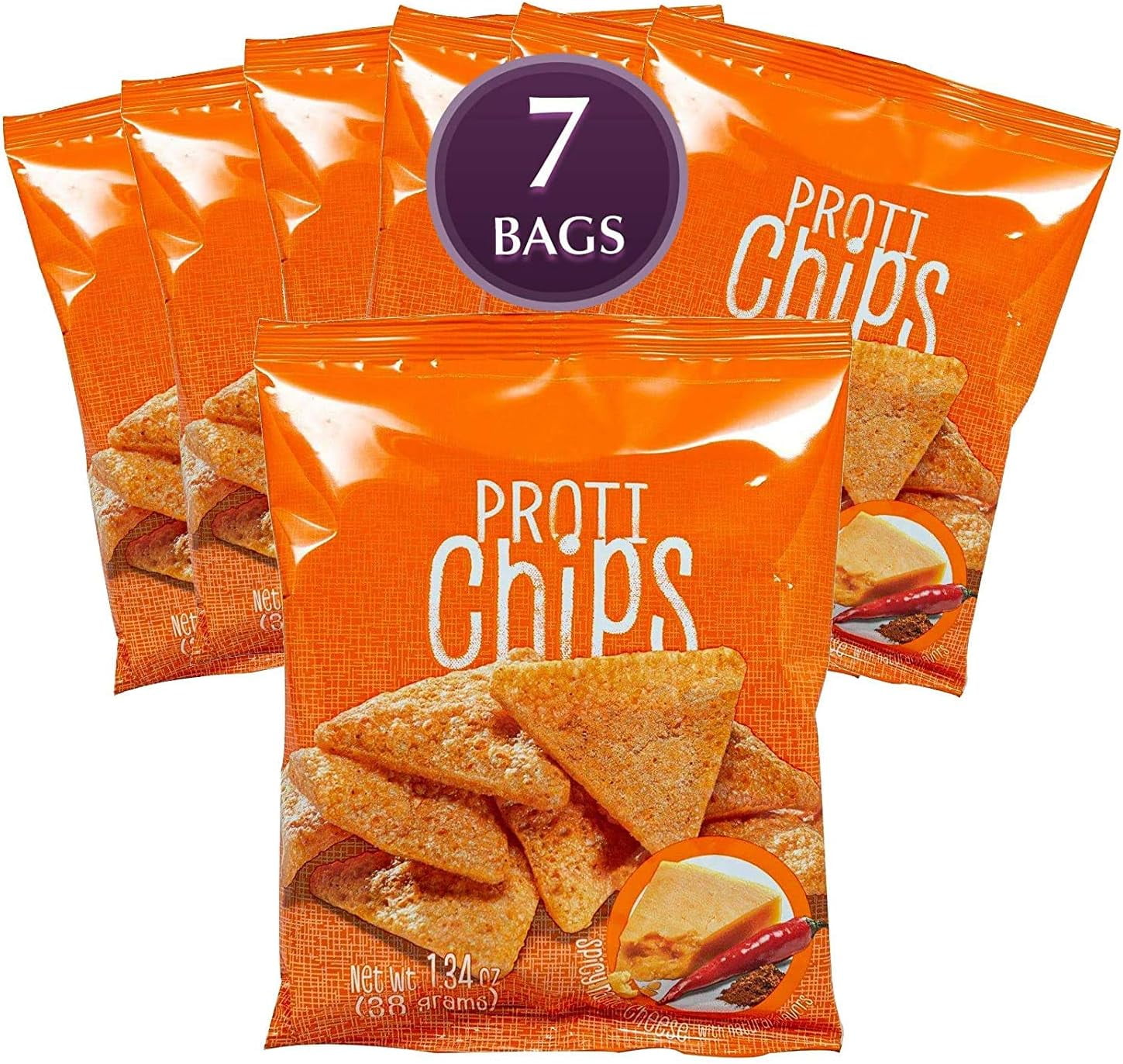 Proti Kind Spicy Nacho Proti Chips High Protein High Fiber Low