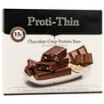 thumbnail image 1 of Proti-Thin - Chocolate Crisp Protein Bar - 15g Protein - Very Low Carb - Low Fat - High Fiber - Gluten Free (7/Box), 1 of 4