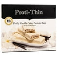 thumbnail image 1 of Proti-Thin Fluffy Vanilla Crisp HHA1&nbsp;Protein Bars, 15g Protein, Calorie, Very Carb (VLC), Fat, High Fiber Snack Bar, KETO Diet Friendly, Ideal Protein Compatible, No Gluten Ingredients, 7 /Box, 1 of 5