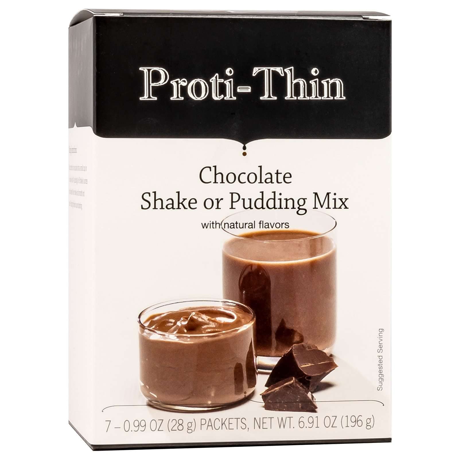 ProtiThin High Protein Creamy Chocolate HYZ01 Pudding/Shake Mix, Protein, Low Calorie, Low Carb