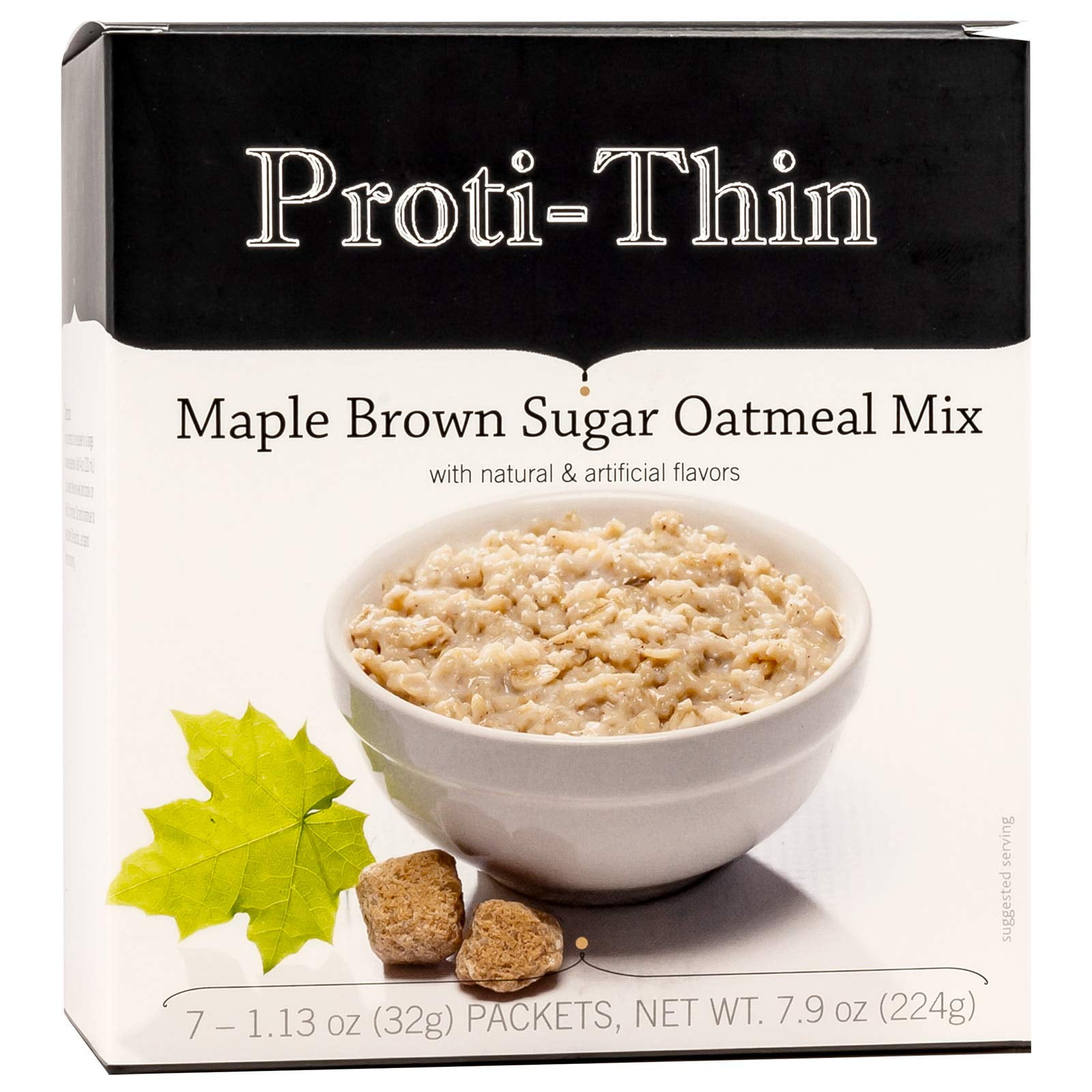 ProtiThin High Protein MMF7 Maple Brown Sugar Oatmeal, Instant Diet