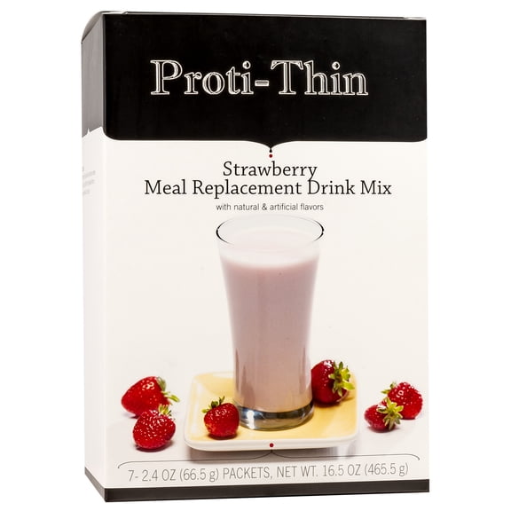 Proti-Thin - High Protein Meal Replacement Drink - VHP - Strawberry - 7/Box