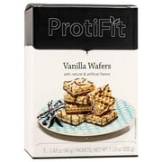 Proti Fit Vanilla Wafer Protein Bars, Low Calorie, Low Carb, 5 Pack
