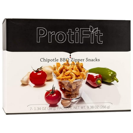 Proti Fit High Protein Chipotle BBQ Zipper Snacks, 7 Servings, 8.9 oz