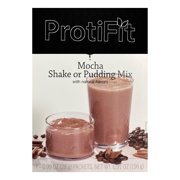 Proti Fit High Protein Pudding/Shake Mix, 15g Protein, Mocha, 7 Servings Per Box