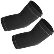 Protle Elbow Brace Compression Support Sleeve Pair Pain Relief & Inflammation from Tendonitis, Tennis, Golf Elbow, Arthritis. Provide Protection for Workout, Weightlifting, Tennis