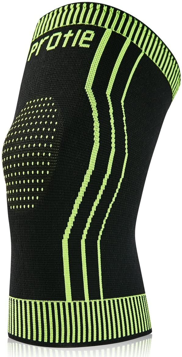 Protle Knee Compression Brace Sleeve Support for Gym Workout, Jogging ...