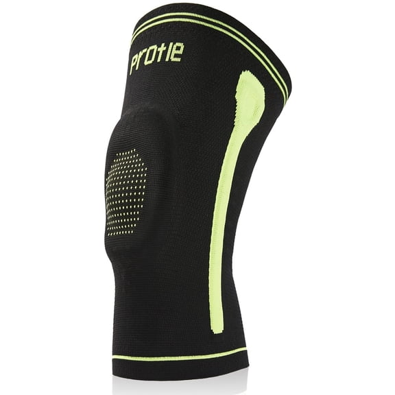 Protle Knee Compression Brace Sleeve Support with Silicone Gel Pads for Gym Workout, Jogging, Crossfit, Joint Pain Relief, Knee Injury, Arthritis, Tendonitis, MCL Tear, Sports