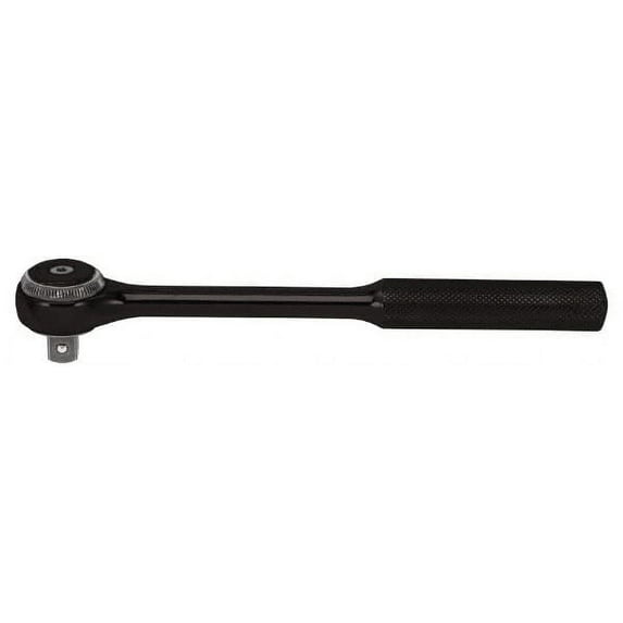 Proto 1/2" Protoblack Round Head Ratchet, 10 1/8", Black Oxide, EA (577-5452FBL)