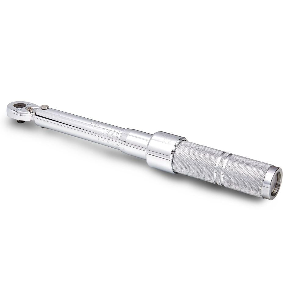 Proto 1/4 In Drive Ratcheting Head Micrometer Torque Wrench 40-200 In-Lbs