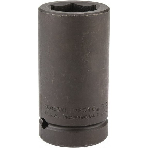 Proto 1" Drive 33mm Deep Impact Socket 6 Points, 4" OAL