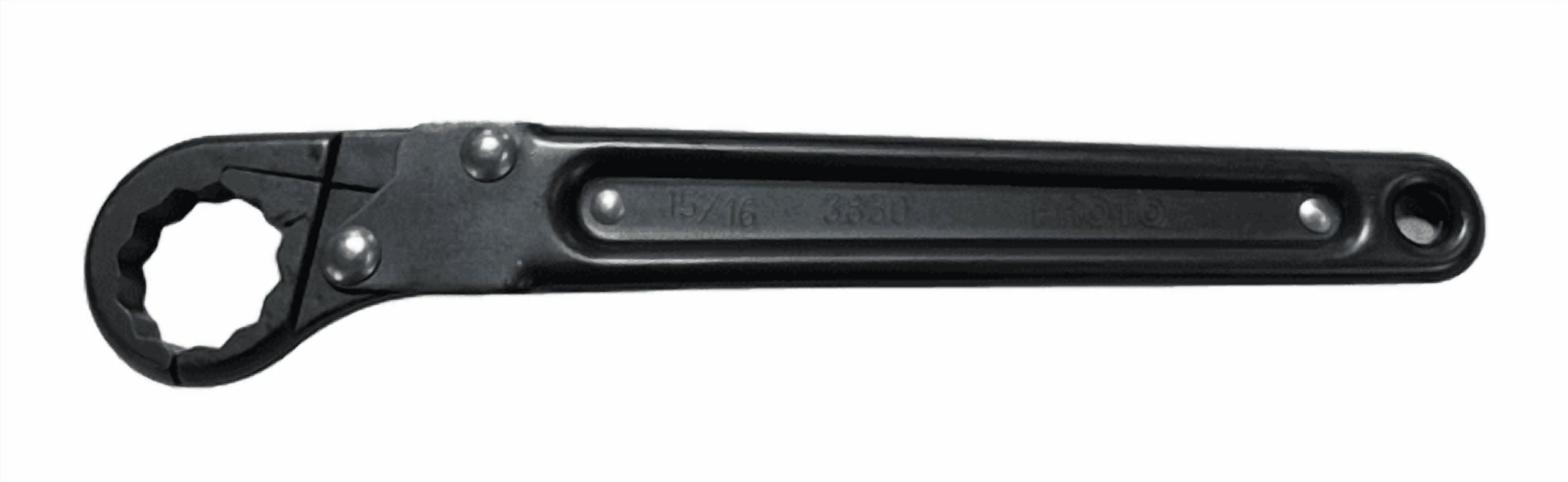 Proto 12-Point Ratcheting Flare Nut Wrenches, Opening Size 15/16", EA (577-3830)