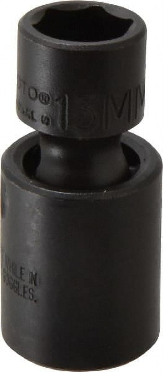 Proto 3/8" Drive 13mm Standard Universal Impact Socket 6 Points, 2" OAL