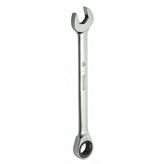 Proto 5/8" 12 Point Combination Wrench 0° Offset Angle, 8-13/16" OAL, Steel, Chrome Finish