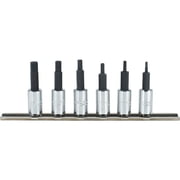 Proto Socket Bit 1/4 In Drive Metric 6 Piece Set