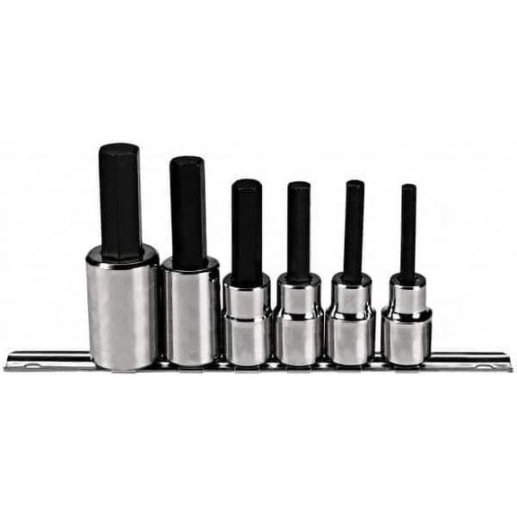 Proto 6 Piece 1/2" Drive Metric Hex Bit Socket Set 6 to 17mm Hex