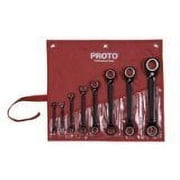 8 PIECE WRENCH SET RATCHET SPLINE SAE