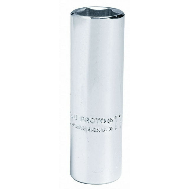 Proto 9mm Steel Socket with 1/4" Drive Size and Polished Finish Steel J4709LM