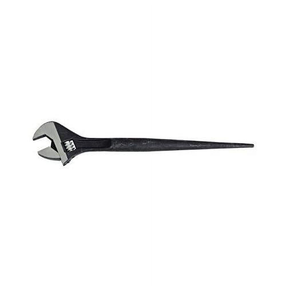 Proto Adjustable Spud Wrench, 16 3/32" Long, 1 1/2" Opening, Black