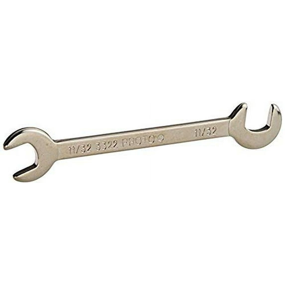Proto Angle Open End Wrench, Opening Size 11/32", Each (577-3322)