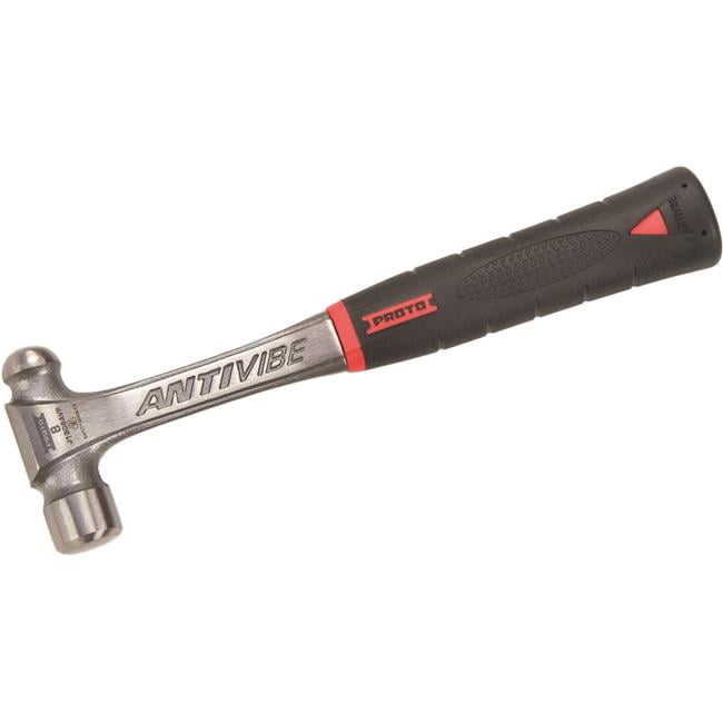 Proto Anti-Vibe Ball Pein Hammer, Straight Handle, 11", Steel, EA (577-1308AVP)