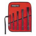 thumbnail image 1 of Proto Cold Chisel Sets, 5 Piece, Super Duty, Straight, English, Kit Pouch, 1 of 2