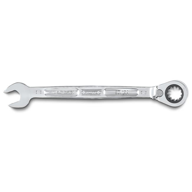 Proto Combination Reversible Ratcheting Wrench 3/8", 5 29/32"L, EA (577-SCV12A)