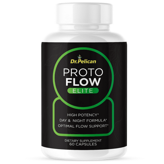 Proto Flow Elite-Optimal Flow Support/Day & Night - 60 Capsules- Dr. Pelican