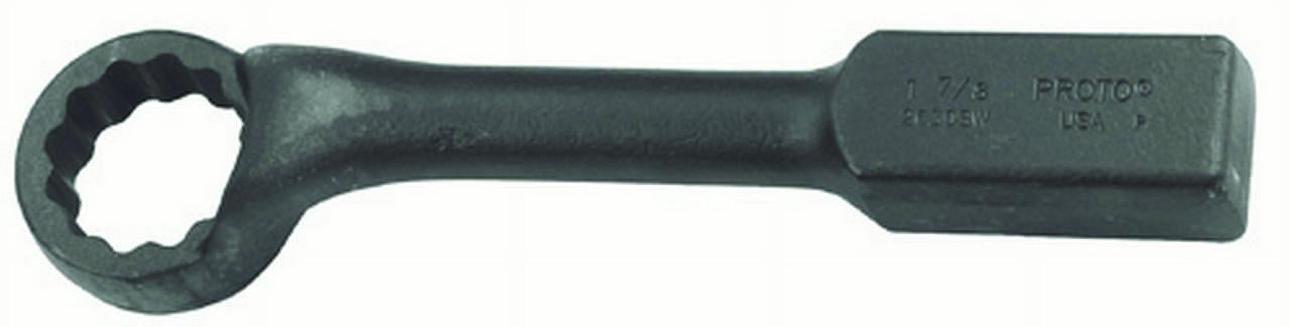 PROTO Heavy-Duty 1-5/16" Offset Striking Wrench - 12-Point Box End For Sledgehammer Use