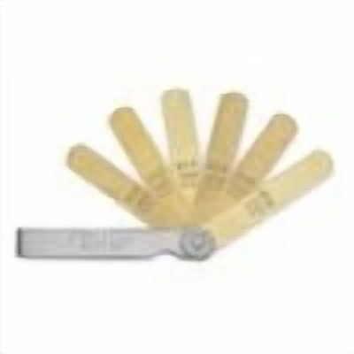 6 Blade Non-Magnetic Feeler Gauge Set, 1/2" x 3" Blades