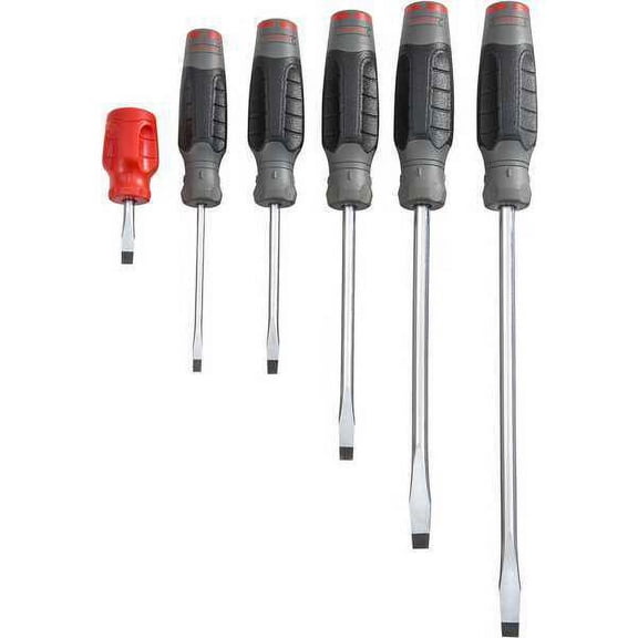 Proto Round Flat Blade Screwdriver Set 6Pc