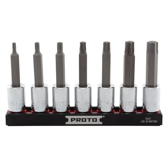 Proto 7 Piece 3/8 Drive Adv Hex Socket St Sae