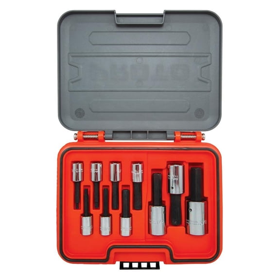 Proto J52110H 3/8 & 1/2 DR 10PC SAE HEX C64