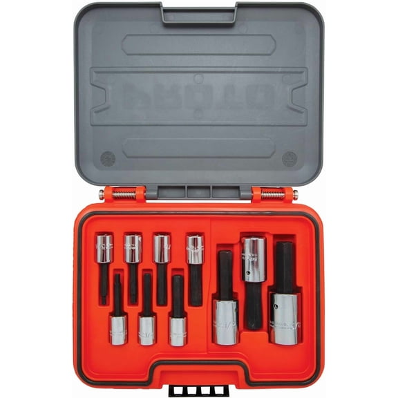 Proto J52110H 3/8 & 1/2 DR 10PC SAE HEX